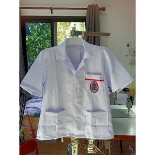 ❣️เสื้อกาวน์ ตัวสั้นแขนสั้น 👷 ชาย/หญิง คุณหมอ, เภสัชกร, สภาเทคนิคการแพทย์ ❣️