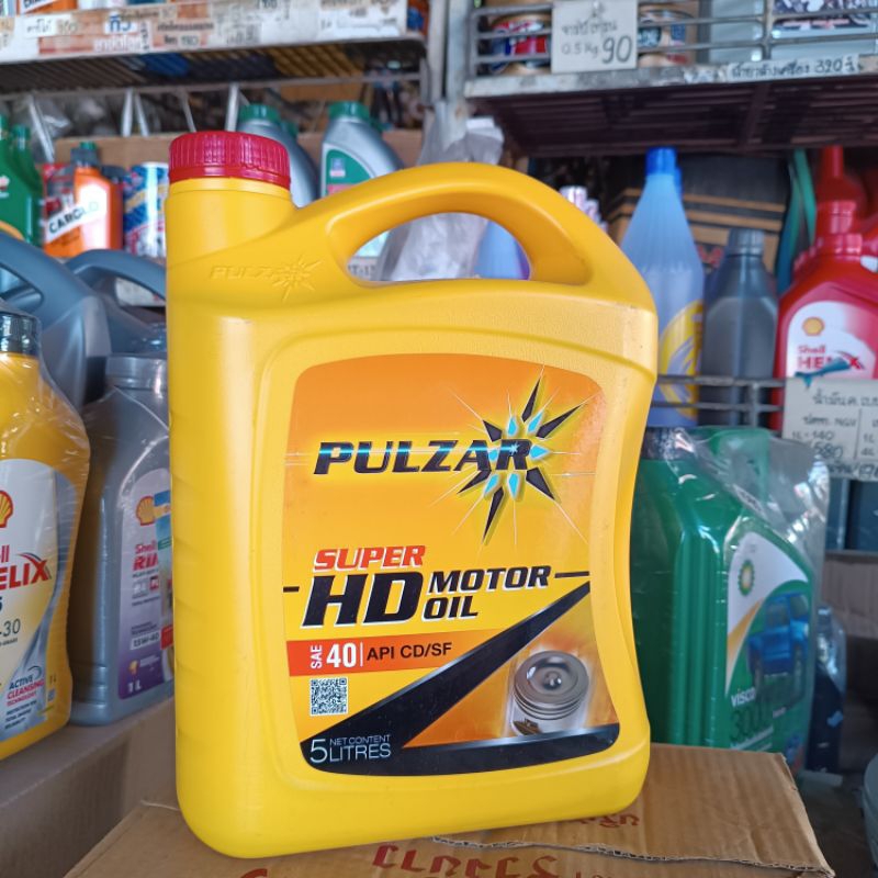 น้ำมันเครื่อง PULZAR super HD moter oil 5 ลิตร