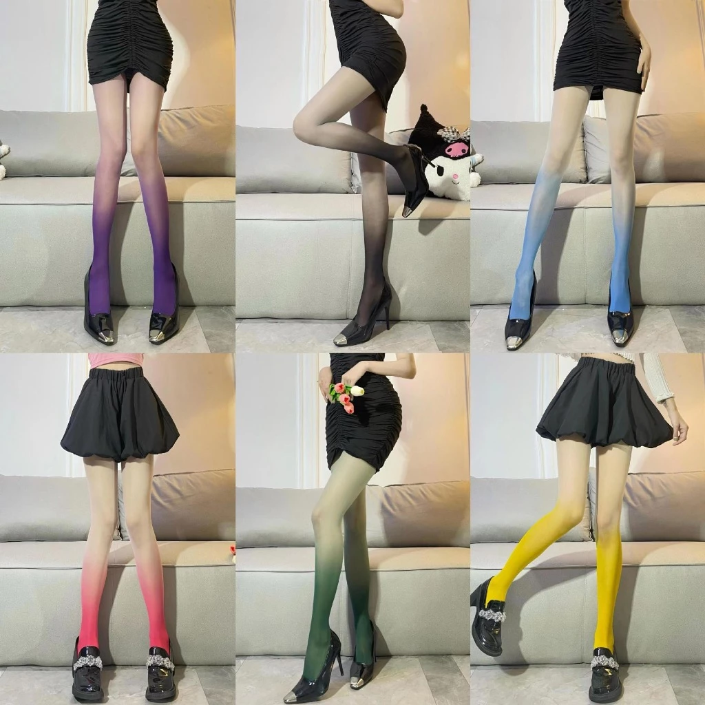 ถุงน่องไล่ระดับสีเซ็กซี่สำหรับผู้หญิง