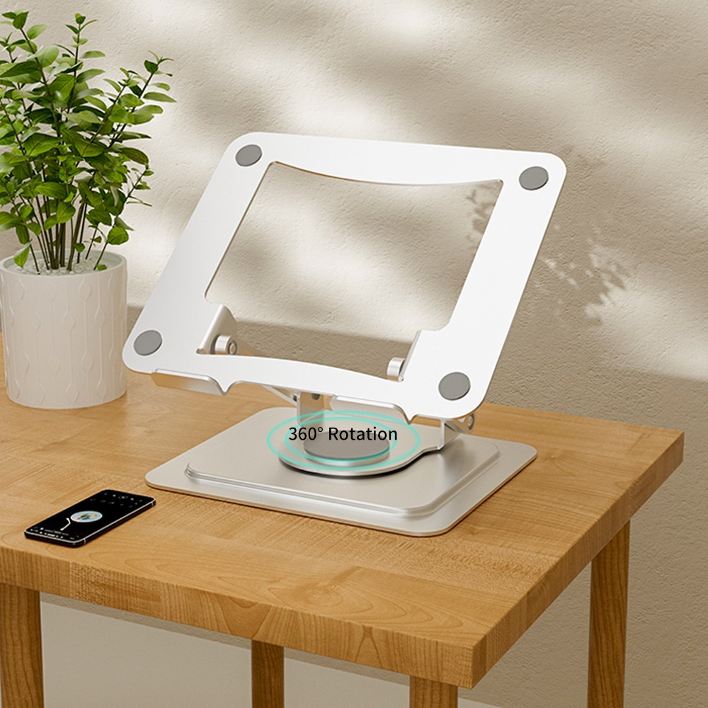 แท่นวางโน๊ตบุ๊ค Notebook stand ปรับได้อย่างอิสระ 360องศา พับเก็บได้ ที่วางไอแพด แท็บเล็ต ขาตั้งแล็ป