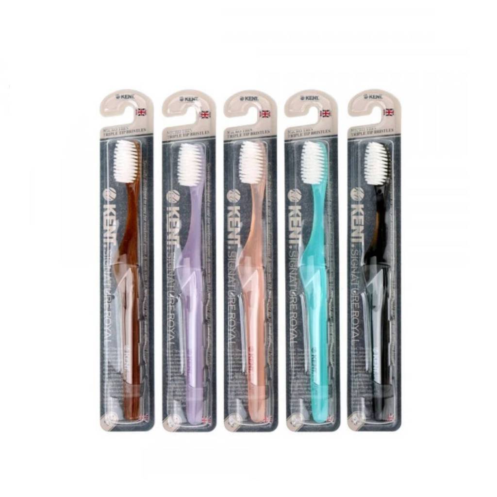 Kent Toothbrush Signature Royal / เคนท์ แปรงสีฟัน ซิกเนเจอร์ รอยัล (คละสี)