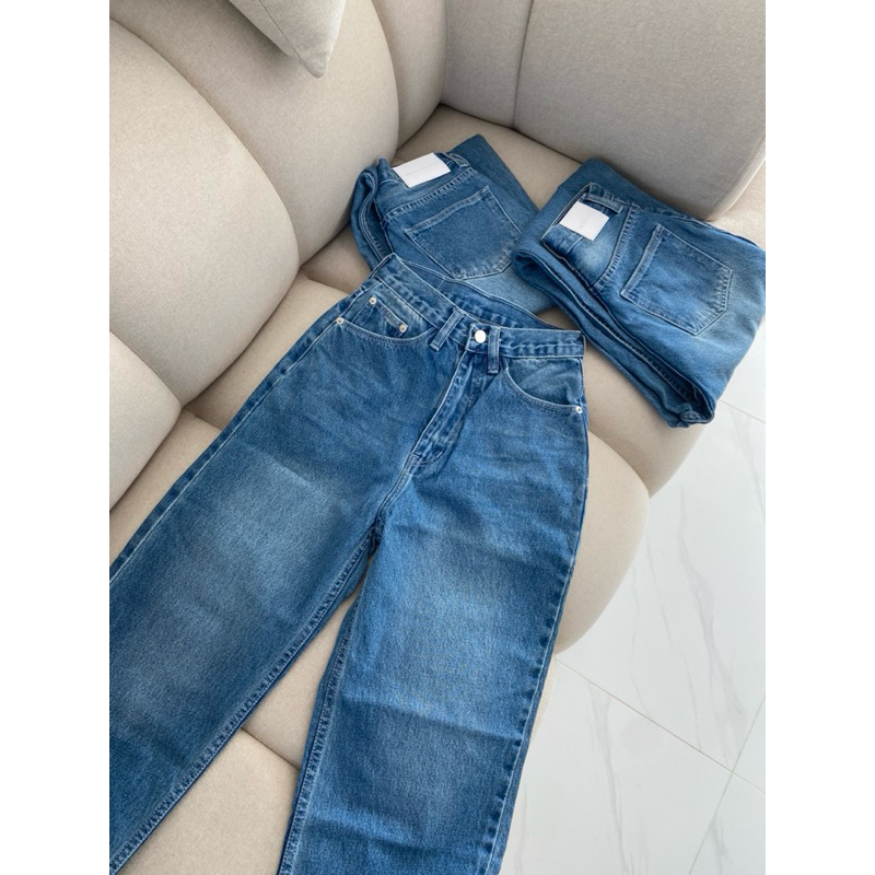 กางเกงยีนส์ทรงกระบอก ~🛒🌻 Madelyn Jeans01 - รูปที่ 2