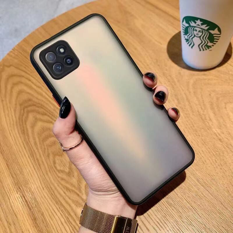 Samsung A22(5g) Case A22(4g)  เคสขอบกันกล้อง งานหลังด้าน เคสซัมซุง สินค้าพร้อมส่ง