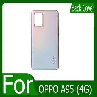 เหมาะสำหรับฝาครอบแบตเตอรี่ OPPO A95 (4G) ฝาหลังกระจก OPPO A95 (4G)เปลี่ยนประตูด้านหลัง (มีกาวและเครื่องมือ