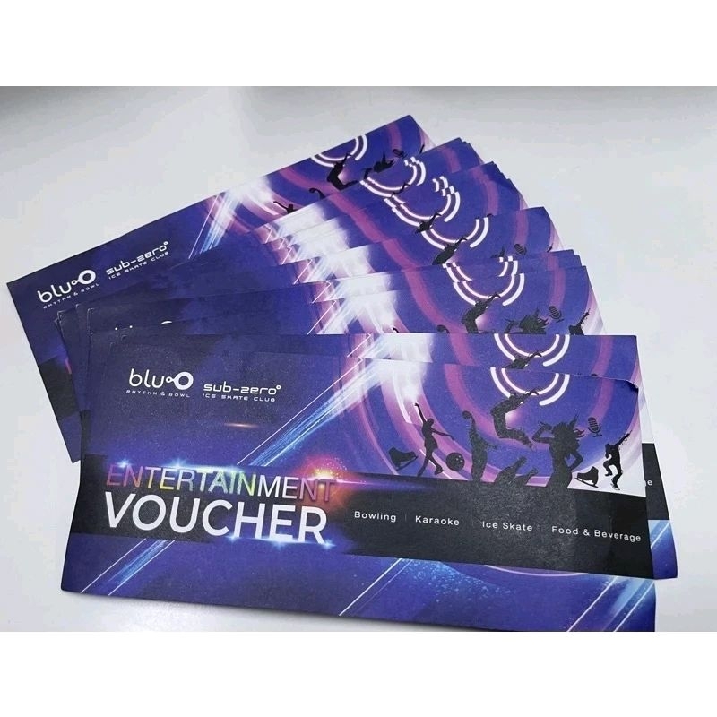 บัตรเมเจอร์ Blu-O โยนโบว์ลิ่ง เล่นไอซ์เก็ต หรือร้องคาราโอเกะ Exp 31/01/2024