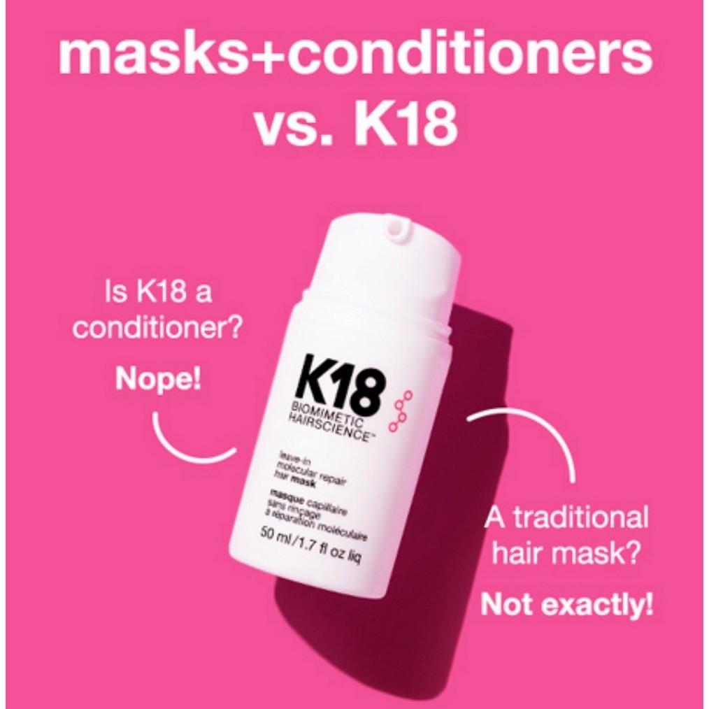 K18 Leave-In Molecular Repair Hair Mask 50ML มาส์กทรีทเม้นต์แบบไม่ต้องล้างออก