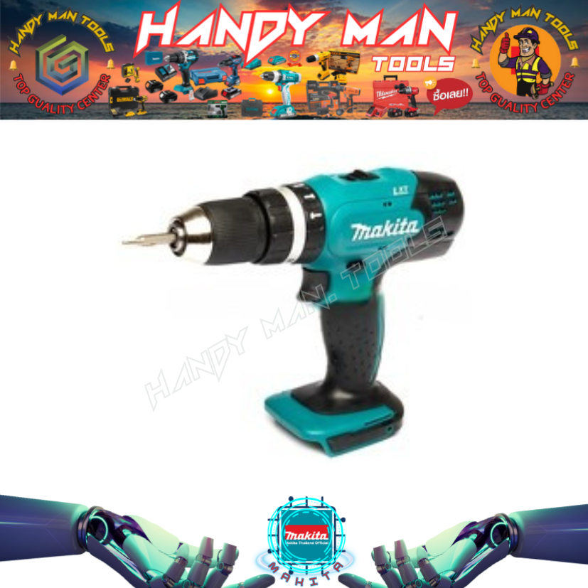 MAKITA รุ่น DHP453Z  สว่านกระแทกไร้สาย 18 โวลต์ ขนาด 13 มม. ไม่รวมแบตเตอรี่-แท่นชาร์จ