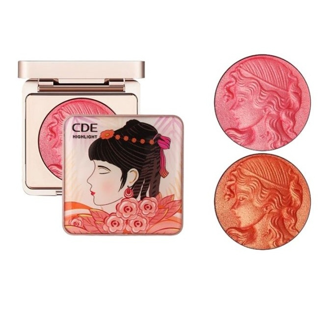 บลัชออนเจ้าหญิง เนื้อชิมเมอร์ CDE