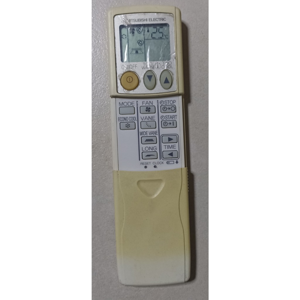 รีโมทแอร์ Mitsubishi Electric มิตซูบิชิ (KM05F) รีโมทแอร์ ของแท้ มือสอง ใช้งานได้ปกติ
