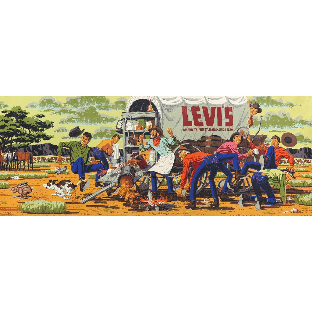 โปสเตอร์ยีนส์ลีวายส์ Poster Levi's #วินเทจโปสเตอร์ #ของแต่งบ้าน #ไอเดียแต่งบ้าน #ไอเดียแต่งห้อง #รูปติดผนัง