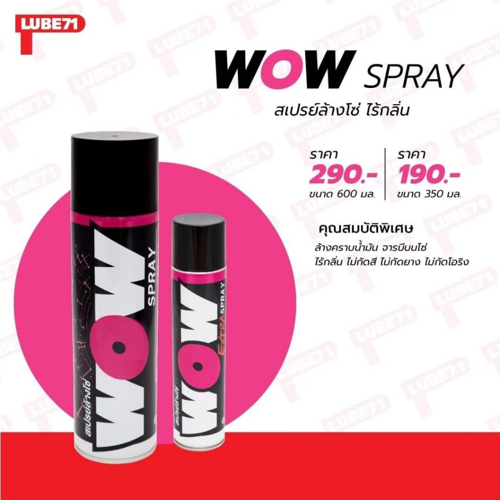 สเปรย์ล้างโซ่ LUBE 71 WRAP SPRAY
