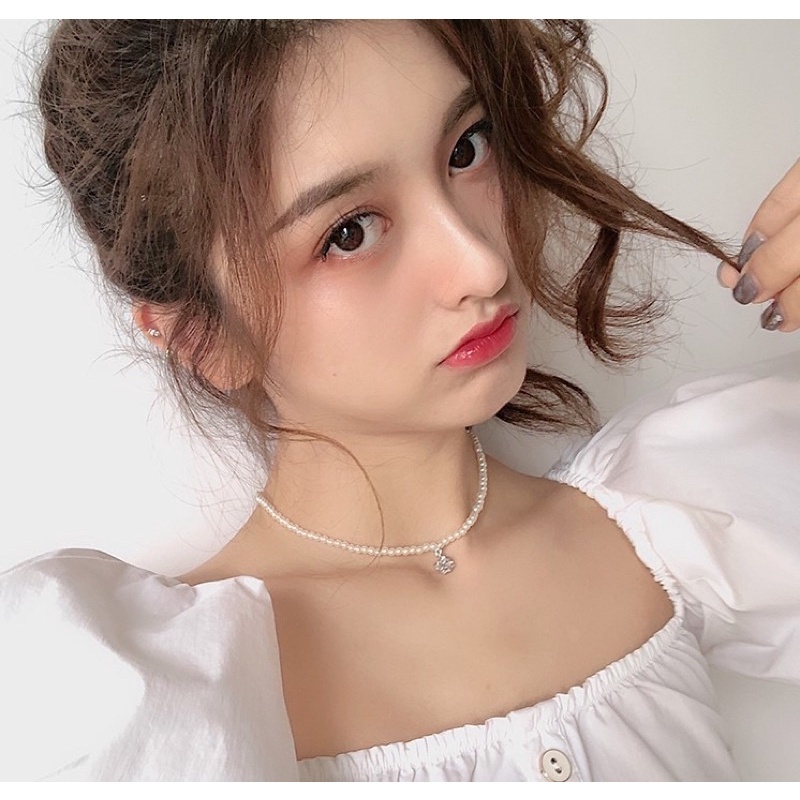 สร้อยหัวใจประดับคริสตัล จี้หัวใจ สร้อยคอแฟชั่น สไตล์เกาหลี เครื่องประดับ แฟชั่น เครื่องประดับแฟชั่นสำหรับผู้หญิง N86 - รูปที่ 2