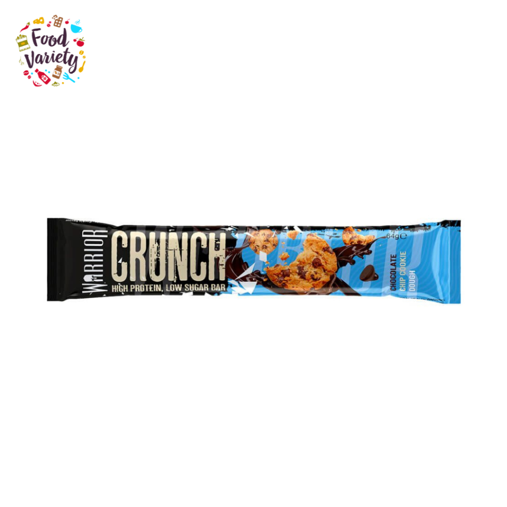 Warrior Crunch Bar Chocolate Chip Cookie 64g วอริเออร์ ครันช์ บาร์ คุกกี้ รส ช็อกโกแลตชิป 64 กรัม
