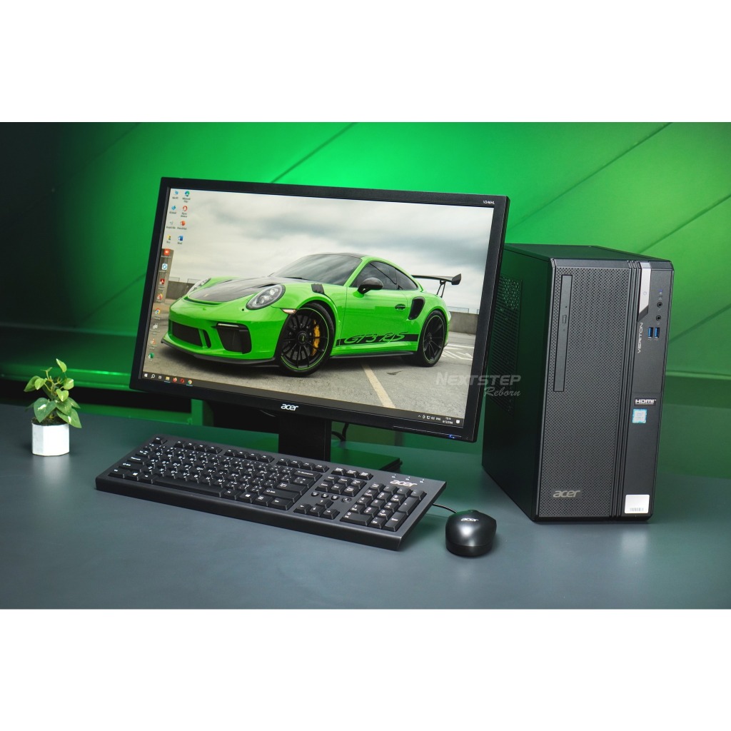 PC Acer Core i7 -8700 (Gen 8) Ram 8 GB/ SSD 256 GB มีการ์ดจอแยก จอใหญ่ 24 นิ้ว