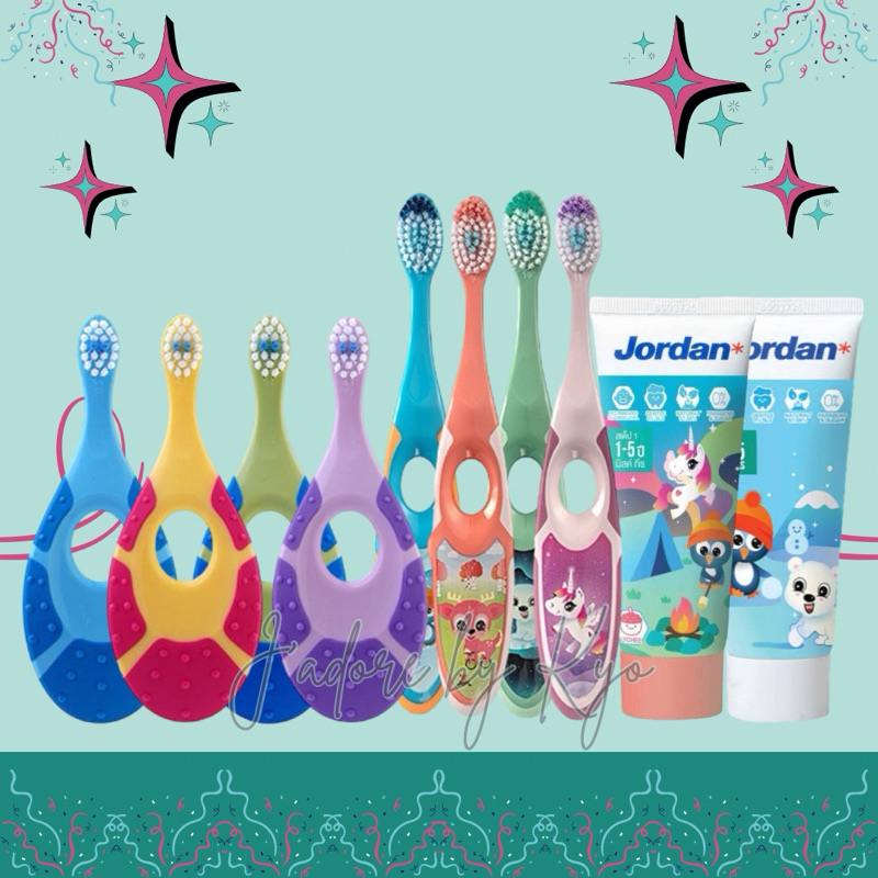 🌈👶🏻 Clearance Sale! Jordan จอร์แดน ยาสีฟัน Step 1 สำหรับอายุ 1-5 ปี