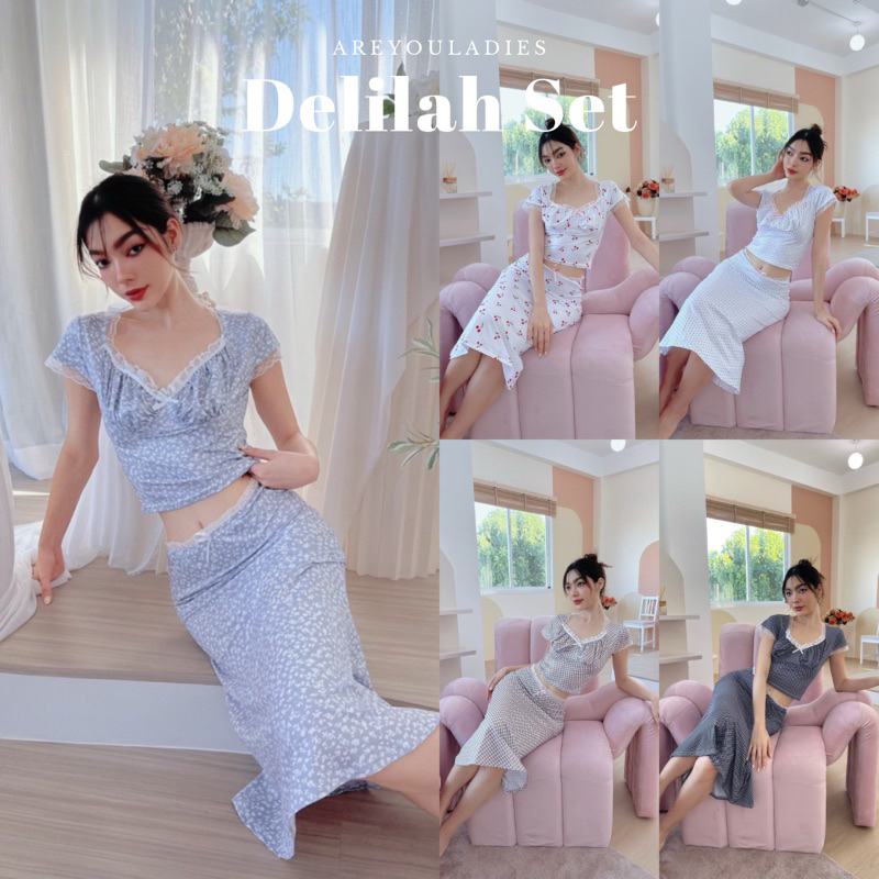 NO.415 DELILAH SET ชุดเซ็ทกระโปรง เวียดนาม