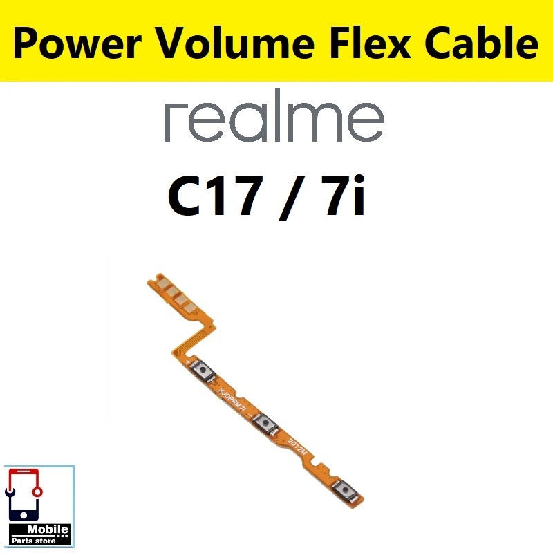 แพรสวิตช์ Realme C17 , 7i แพรปิด/เปิด Power&Volume Button Flex Cable