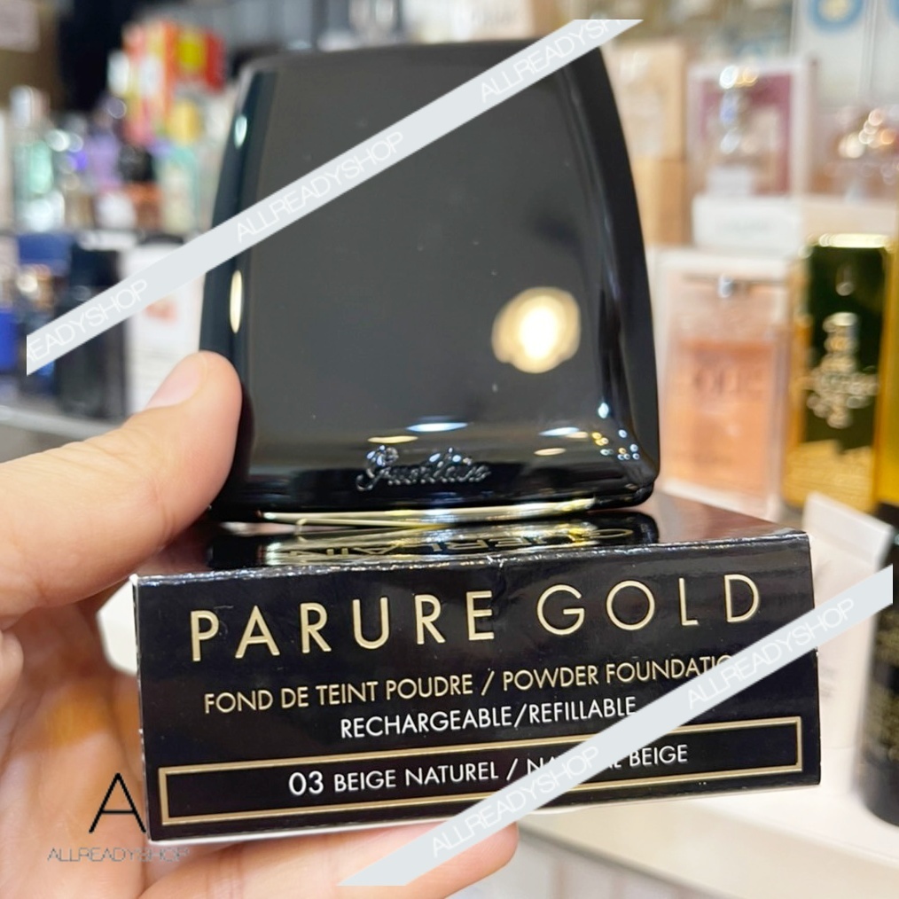 🔥 Guerlain Parure Gold Radiance Powder Foundation 10G. ( ฉลากไทย EXP. 2025 )  แป้งผสมรองพื้น / G