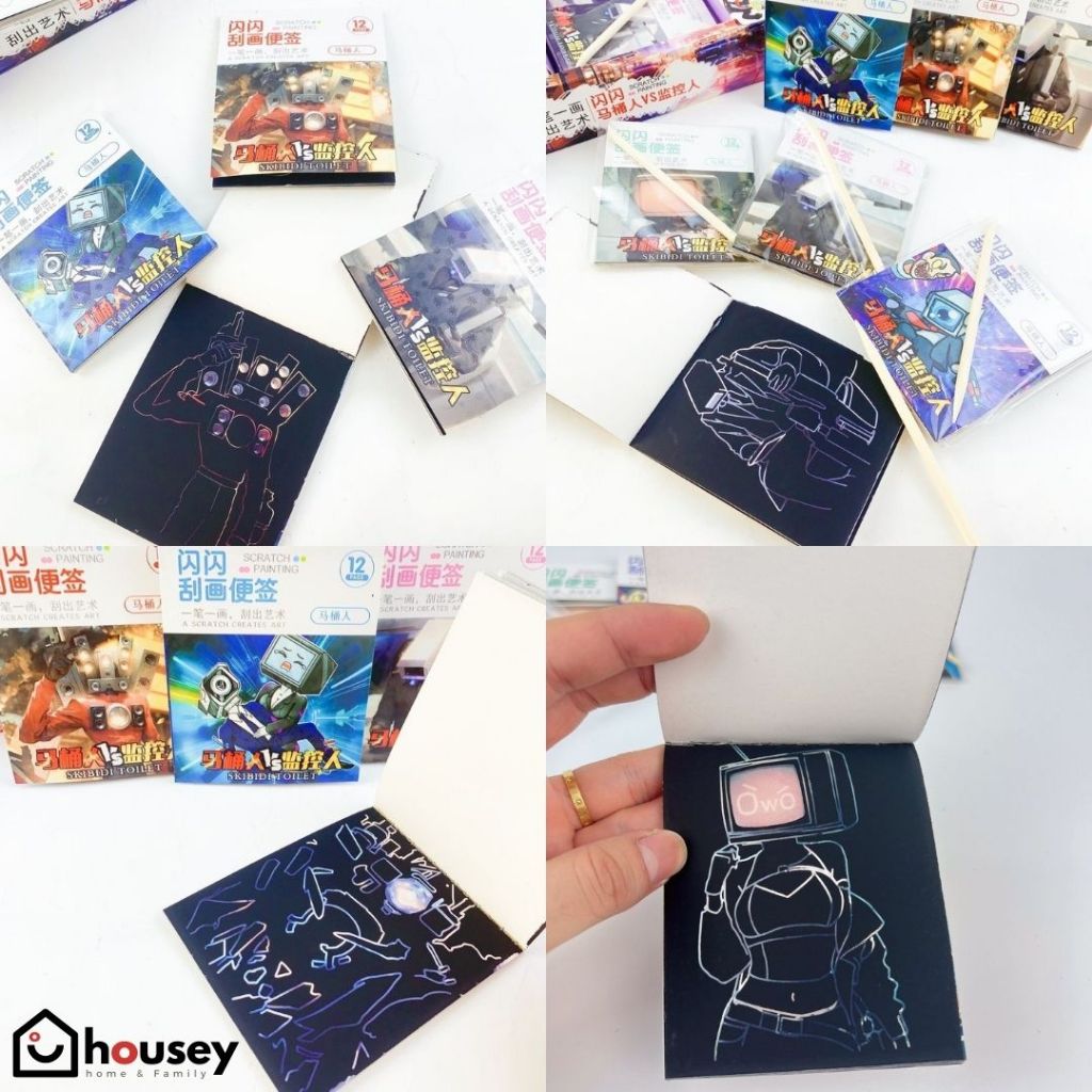 ซื้อซ้ำมากที่สุด ส่งไวจากนนท์ สมุดขีดสีรุ้ง สมุดขูดสีรุ้ง รูปที่ 3