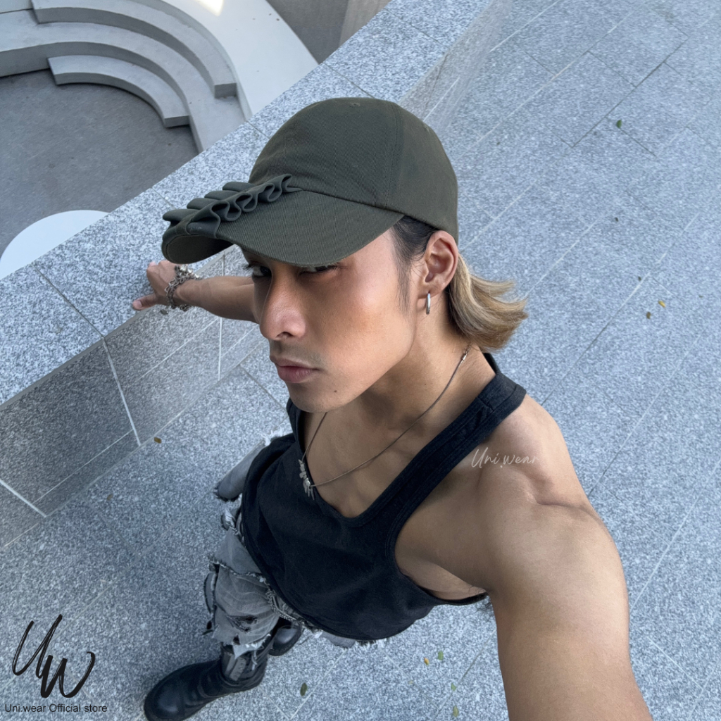 เสื้อกล้ามออกกำลังกาย Uniwear รุ่น Muscle เสื้อกล้ามผู้ชายทรงหลวม