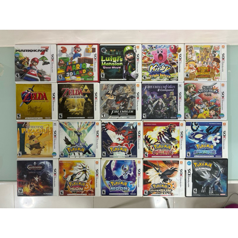 เกมส์ Nintendo 3DS Games มือสอง (Pre-owned) ทุกแผ่นโซน Us Pokemon White 2, Fire Emblem, Persona Q
