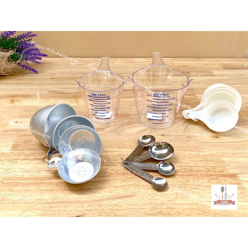 ถ้วยตวง ช้อนตวง แบบสแตนเลส พลาสติก และอลูมิเนียม - รูปที่ 2
