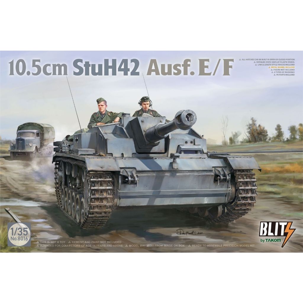 Takom 1/35 8016 10.5cm StuH.42 Ausf.E/F