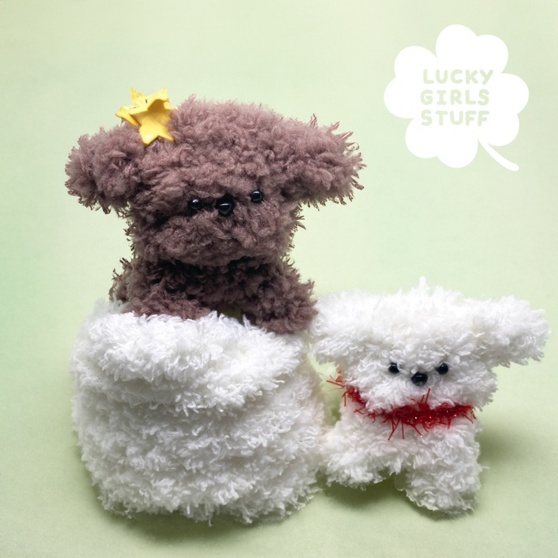 Moru doll diy set เซต diy ลวดดัด น้องขนปุย ลวดกำมะหยี่+ตาจมูก (แถมคลิปสอนทำภาษาไทย)
