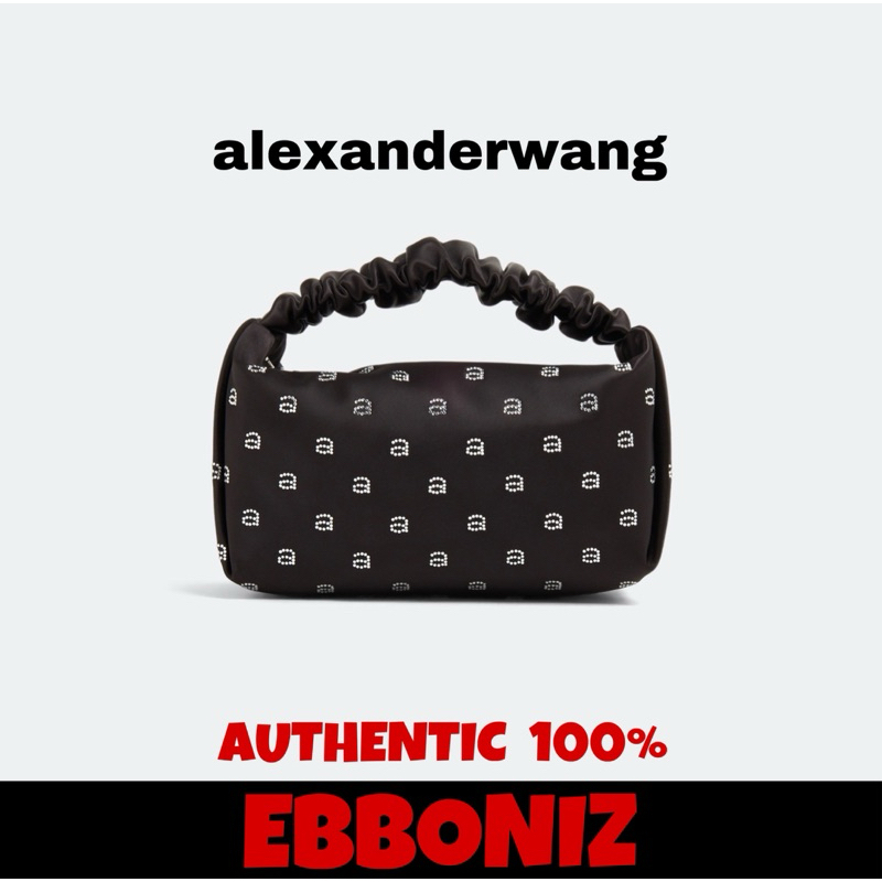 [พรีออเดอร์ของแท้💯] Alexander Wang Hotfix Scrunchie Mini Bag