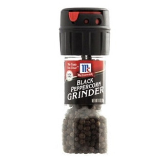 แม็คคอร์มิค พริกไทยดำ แบบขวดฝาบด ขนาด 28 กรัม McCormick Black Peppercorn Grinder
