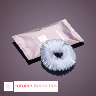 [พร้อมส่ง]หมวกอาบน้ำโรงแรม รุ่น Black-Rose แพ็ค 50/100 ชิ้น หมวกคลุมผมอาบน้ำใช้แล้วทิ้ง สำหรับโรงแรม รีสอร์ท สปา Airbnb