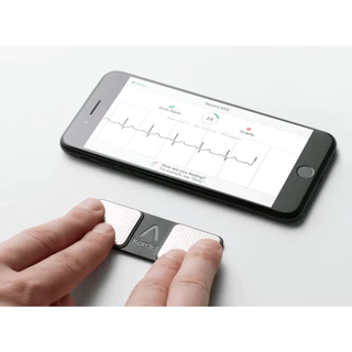 AliveCor KardiaMobile (1-Lead) เครื่องตรวจคลื่นไฟฟ้าหัวใจ EKG แบบพกพา เชื่อมต่อสมาร์ทโฟน