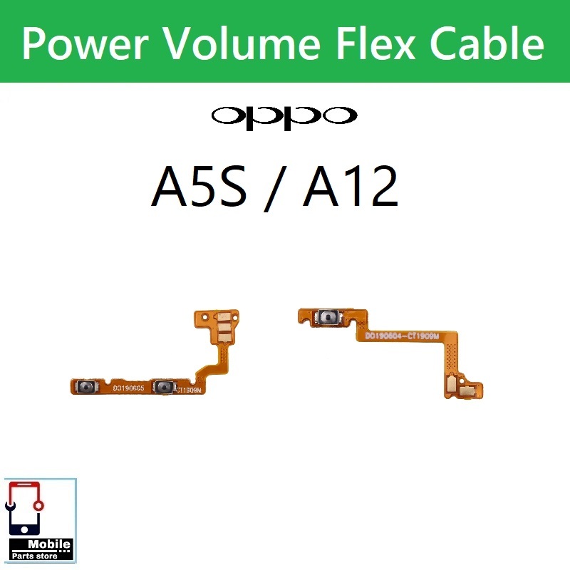 แพรสวิตช์ OPPO A5S/A12 แพรpower แพรปิดเปิด Power&Volume Button Flex Cable