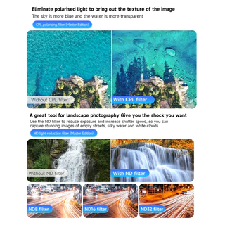 Telesin CPL+ND8/16/32 Filter Set for DJI ACTION 5Pro/4/3