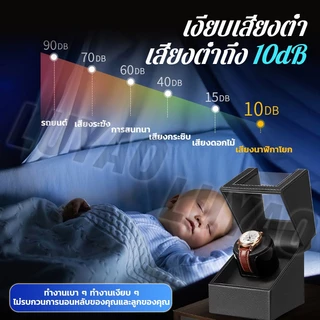 กล่องนาฬิกา watch winder Watch Box หมุนอัต สล็อตอัตโนมัติ ไขลานกล่ ขับเคลื่อนด้วย USB