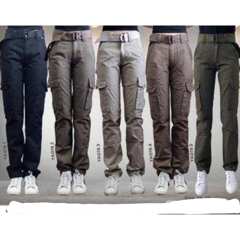 กางเกงคาโก้ผ้ายืดมี2รุ่น8222-8111