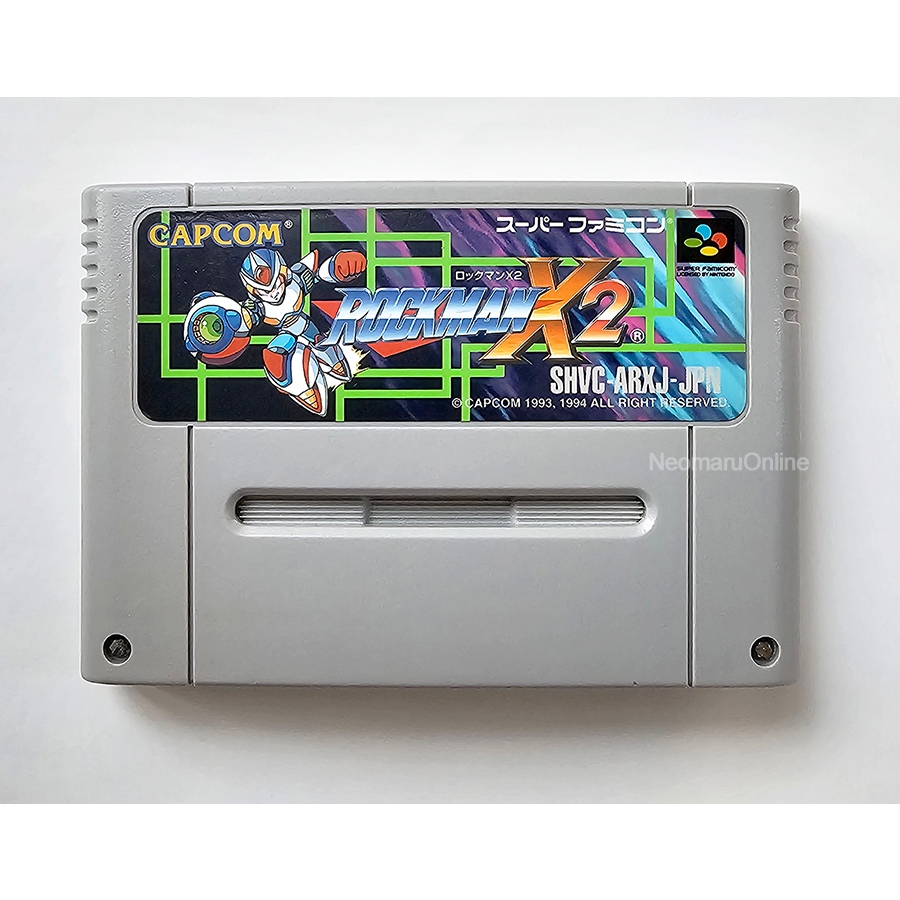 ตลับ เกม SFC แท้ ROCKMAN X2 Super Famicom