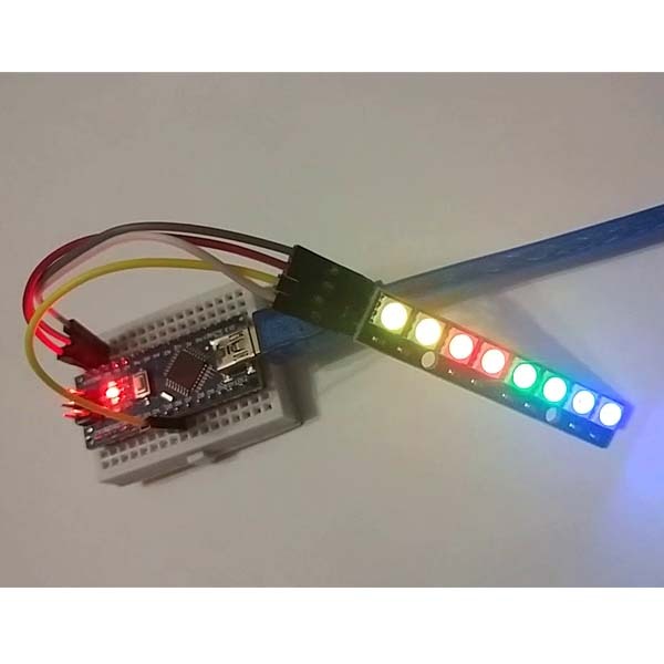 WS2812 5050 LED RGB A-RGB โมดููล LED 8-bit