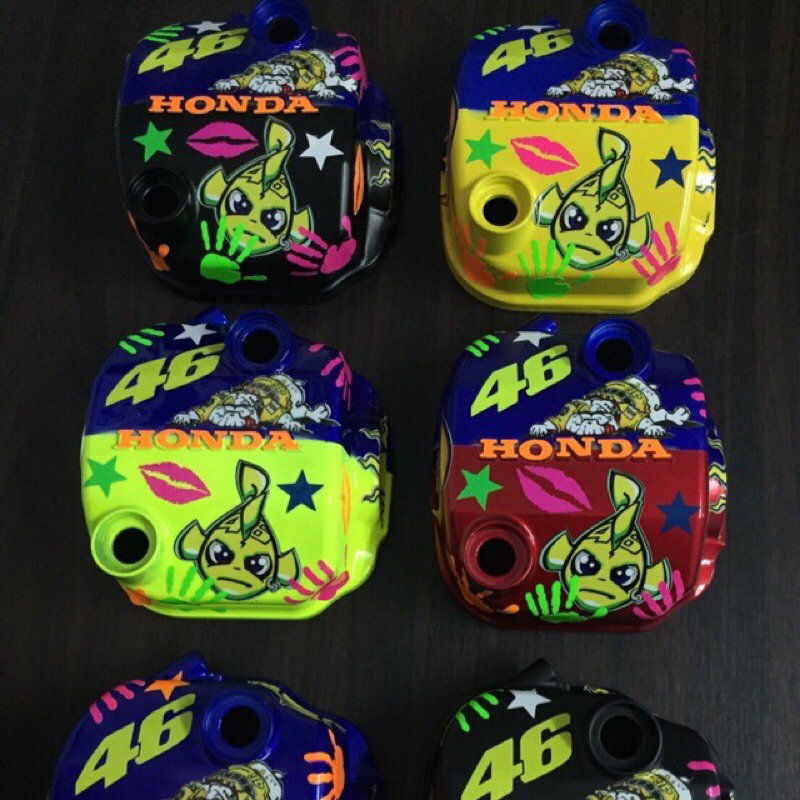 ขอคละลายส่ง ฝาครอบวาล์ว w110i-ดรีมซุปเปอร์คัพ(เพ้น)ชิ้นงานแท้ศูนย์(1อัน)