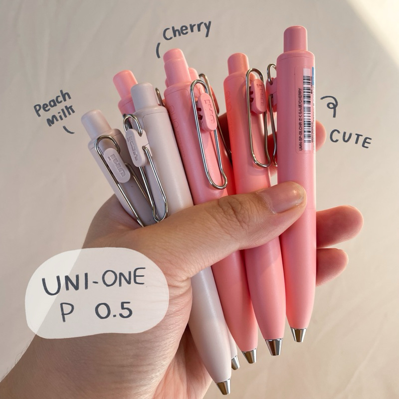 Uni-one ball P Limited color ปากกาเจลสีดำ