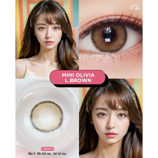 รวมคอนแทคเลนส์ Mini Olivia Brown / Light Brown / Gray / Green - Kitty Kawaii ขนาดมินิ