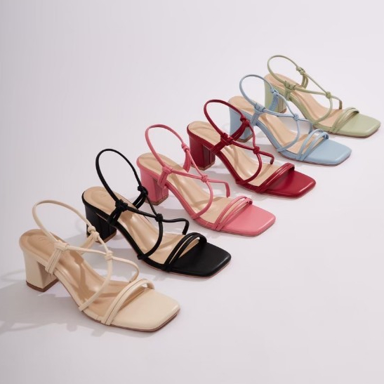 ลด 100.- ซื้อผ่านวิดีโอ Kalla lily รองเท้าส้นสูง สูง 2.5 นิ้ว รุ่น N2 ใส่ง่าย เดินสบายยย