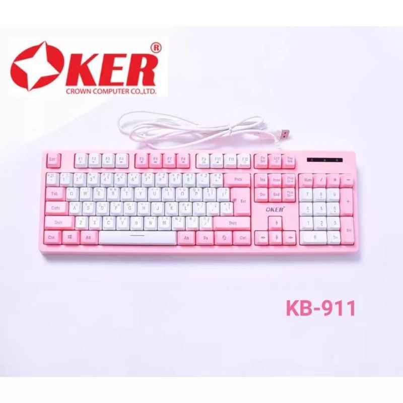 ส่งเร็ว OKER คีย์บอร์ด ไฟLED BACLIT GAMING KEYBOARD BLING BLING G29