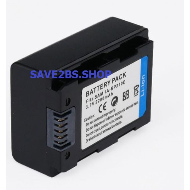 แบตกล้อง SAMSUNG BP-210E ความจุ 2200mAh สำหรับ IA-BE210E, IA-BE210TB, IA-BP210E, IA-BP420E