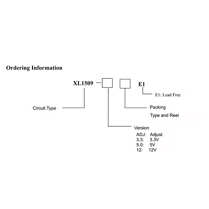IC XL1509-12E1 SOP-8 2A12V150khz step-down DC power converter ราคา ถูกที่สุด ดีลบีเคเค แกลเลอรีภาพที่ 3