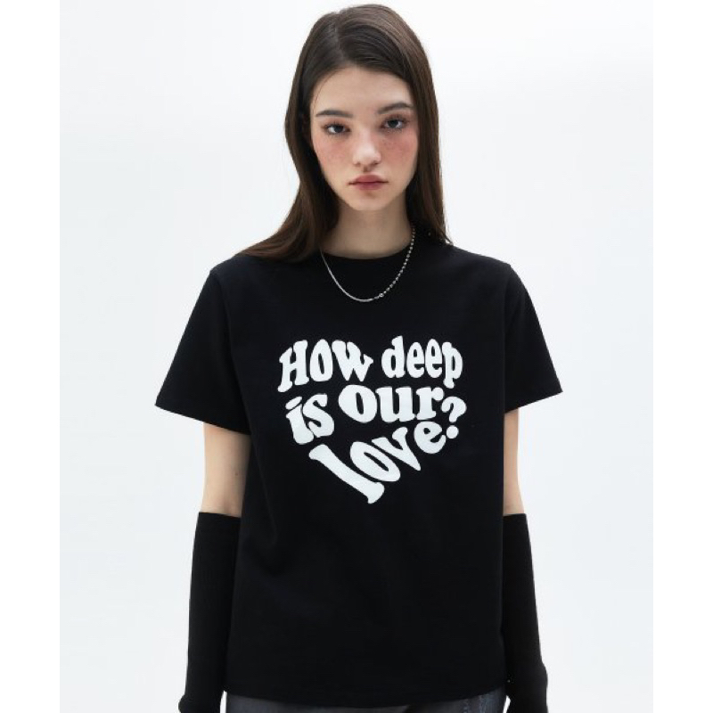 ของแท้/พร้อมส่ง ✨ เสื้อ luvistrue in luv tee white / black / pink / cream ราคา ถูกที่สุด ดีลบีเคเค แกลเลอรีภาพที่ 3