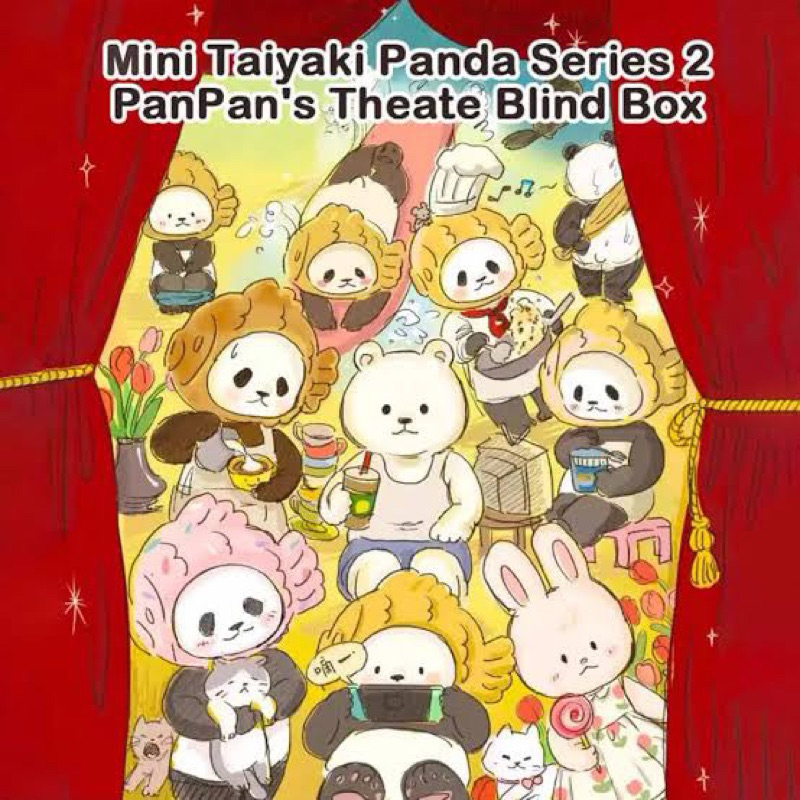 [Acazen]Panpan V.2 แบบสุ่ม Panpan Taiyaki Panda V2 พร้อมส่ง