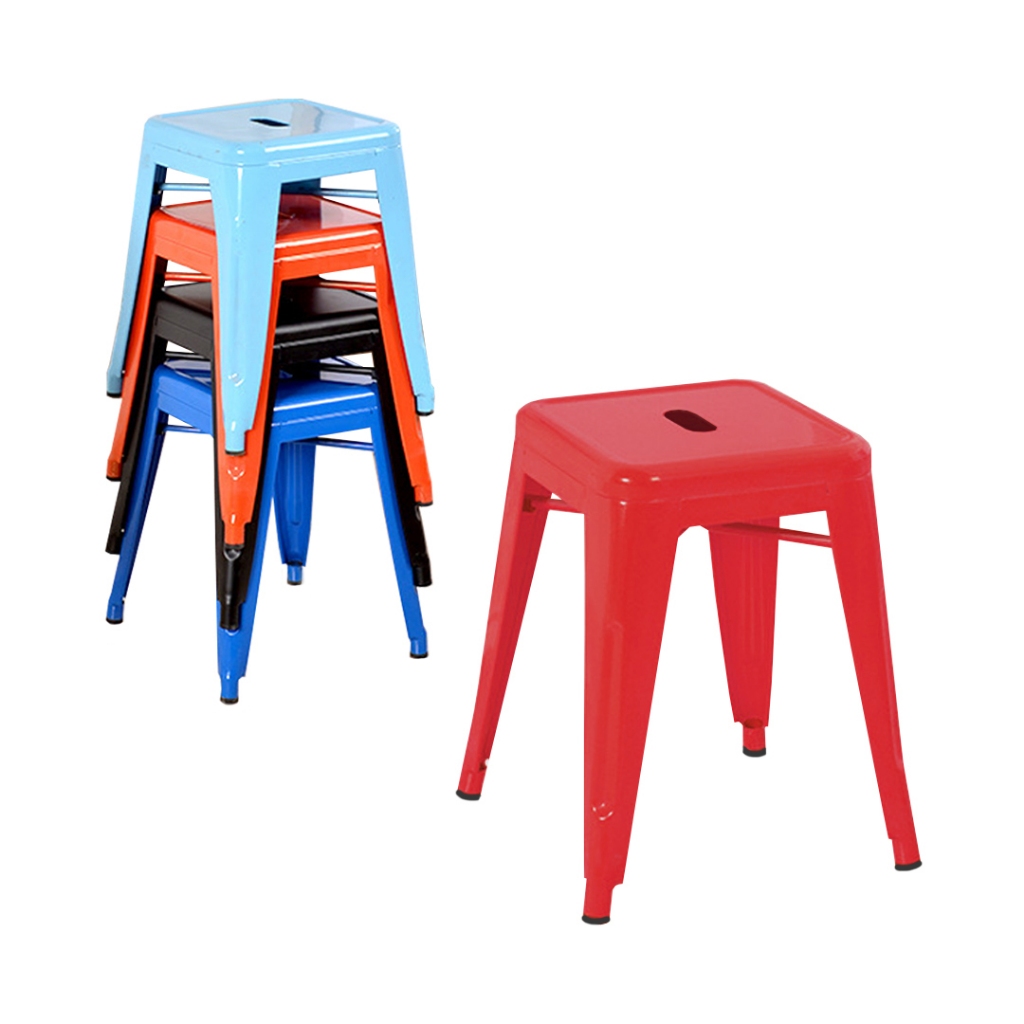 เก้าอี้เหล็กรุ่นเล็ก รุ่น DD-185 มีหลายสีให้เลือกเหมาะสำหรับตกแต่งร้าน