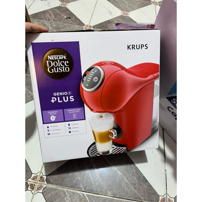 KRUPS เครื่องชงกาแฟแบบแคปซูล Genio S plus 800ML รุ่น KP340566 สีแดง