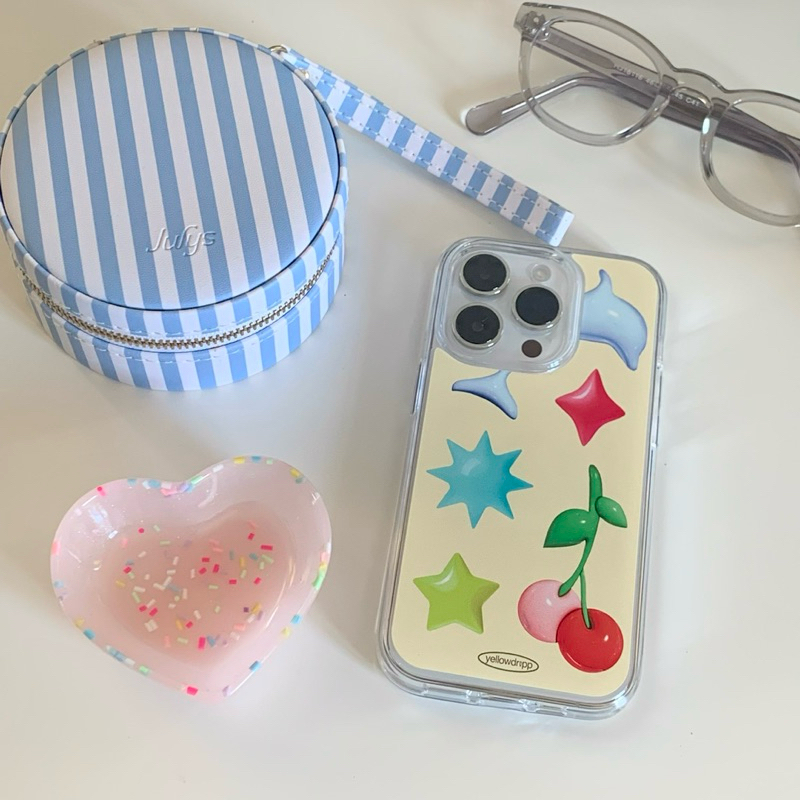 พร้อมส่ง 🐬 เคสไอโฟน little star & dolphin club *ไม่ใช่เคสแม่เหล็ก* - รูปที่ 2